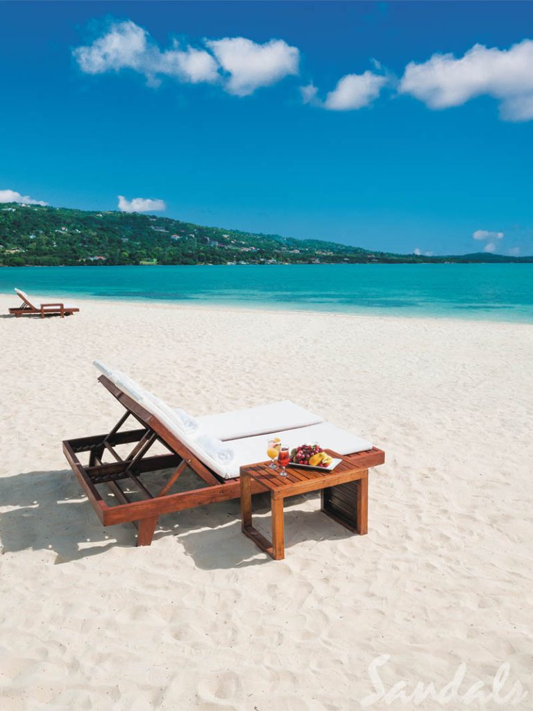 sandals resort beach